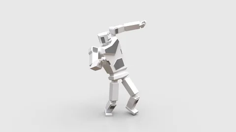 Modern robot dancing Samba. Stock Footage 101151309
