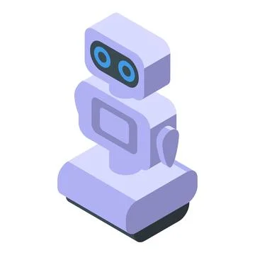 Modern robot standing is showing artificial intelligence Stockillustratie