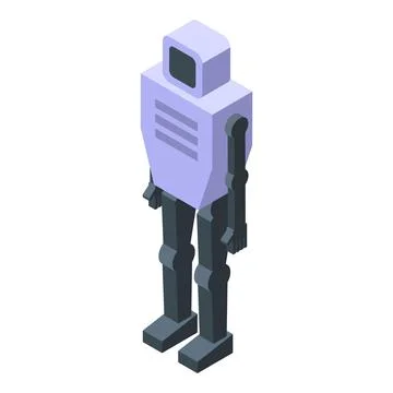 Modern robot standing is showing artificial intelligence technology Stock Illustration