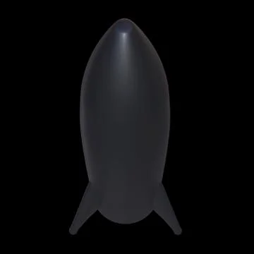 Modern Rocket Ready to Launch Stock Illustration