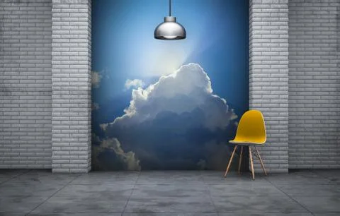Modern room Stock Illustration