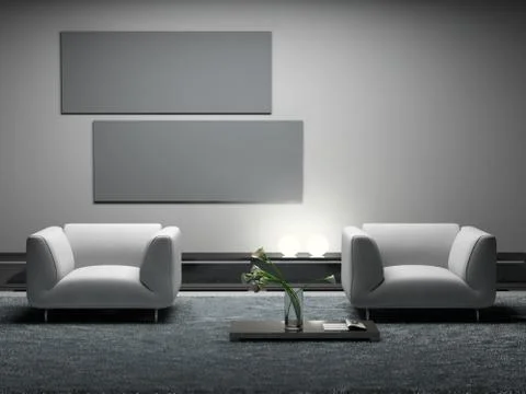 Modern room Stock Illustration