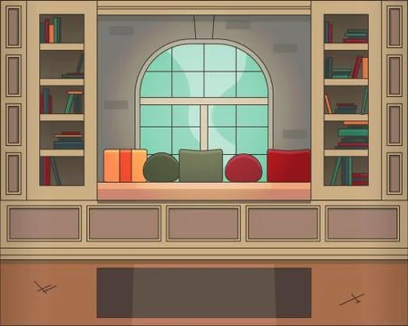 Modern room Illustrazione stock