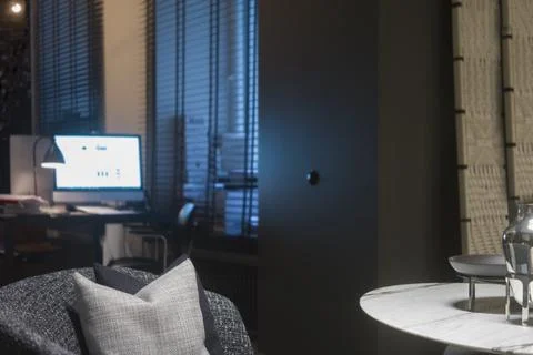 Modern room with a sofa 写真素材