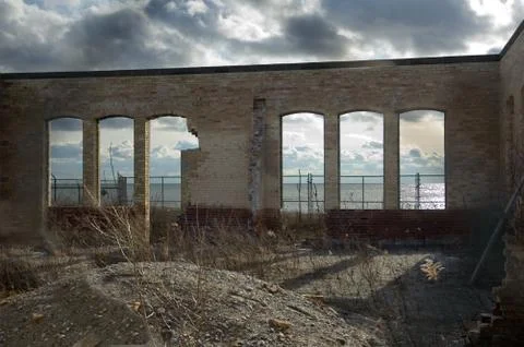 Modern Ruins 스톡 사진