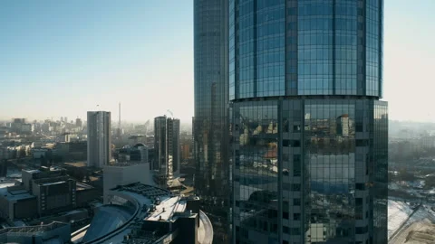Modern Russian city Stock Footage 87909177