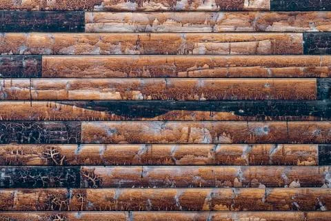 Modern rustic wall. Stock Photos