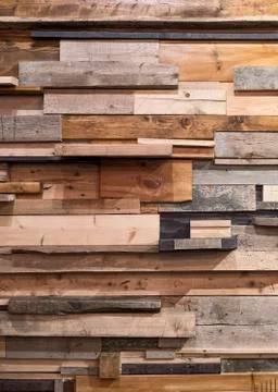 Modern rustic wall. Stock Photos