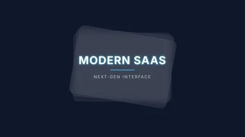 Modern SaaS Dashboard Interface Concept on Dark Digital Background Stock Footage 336805635