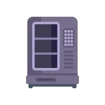 Modern safe box with empty shelves for secure storage Stock-Illustration