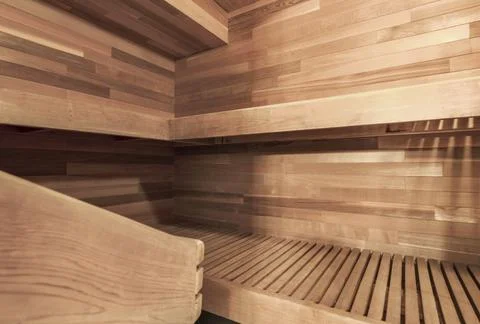 Modern sauna interior 写真素材