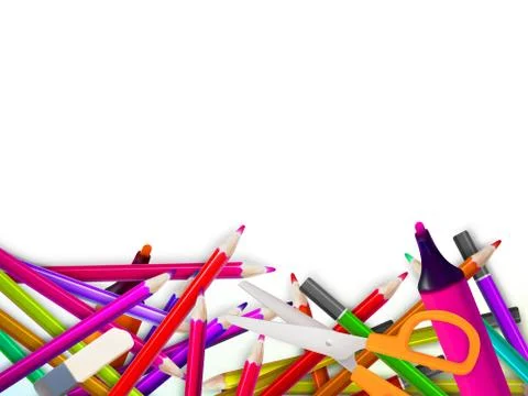 Modern school background with copyspace. EPS10 Stock Illustration