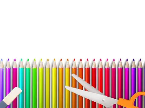 Modern school background with copyspace. EPS10 Stock Illustration