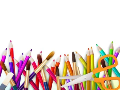 Modern school background with copyspace. EPS10 Stock Illustration