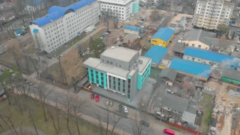 Modern School Building Stock Footage 153155832