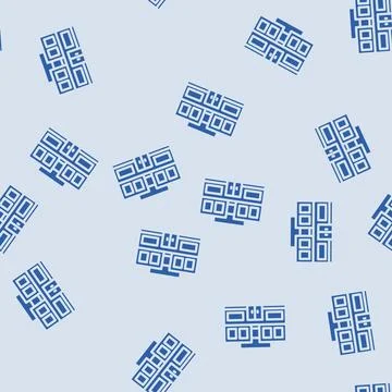 Modern school building glyph vector seamless pattern Ilustración de archivo