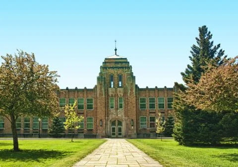 Modern school Stock Photos