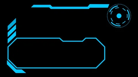 Modern Sci-Fi Digital Interface Background Template Stock Footage 317223686