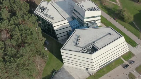 Modern Science Building Science and Technology Campus 動画素材 165990065