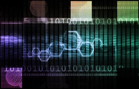 Modern Science Stockillustratie