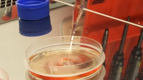 Modern science laboratory 스톡 동영상 125154859