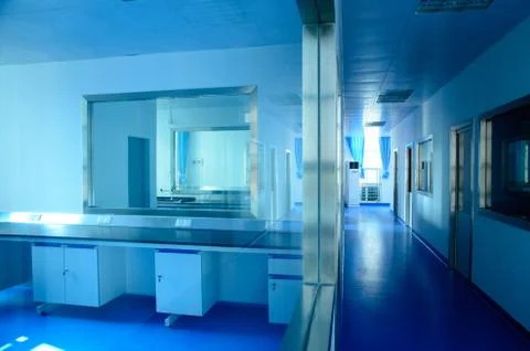 Modern science laboratory Foto stock