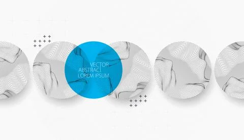 Modern science or technology elements. Trendy abstract background. Cyberspace イラスト素材