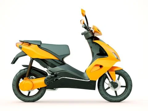 Modern scooter Illustrazione stock