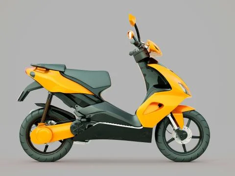 Modern scooter Illustrazione stock