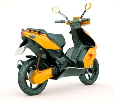 Modern scooter Stock Illustration