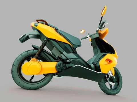Modern scooter Stock Illustration