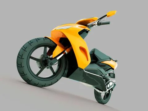 Modern scooter Illustrazione stock