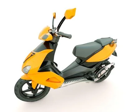 Modern scooter Illustrazione stock