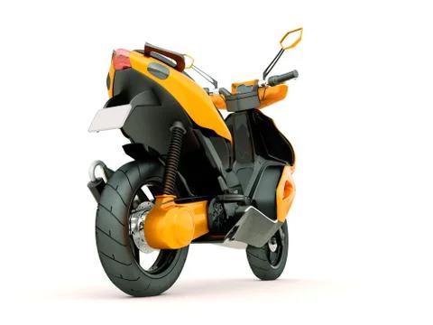 Modern scooter Stock Illustration