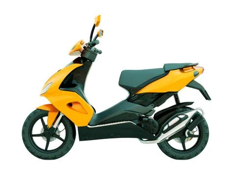 Modern scooter isolated Stock Illustration