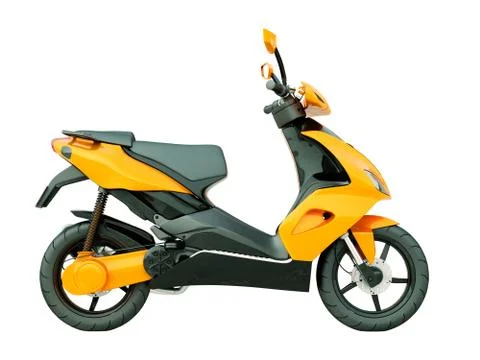 Modern scooter isolated Stock Illustration