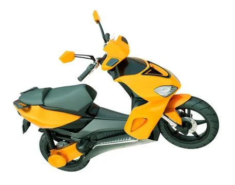 Modern scooter isolated Stock Illustration
