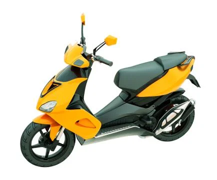 Modern scooter isolated Stock Illustration
