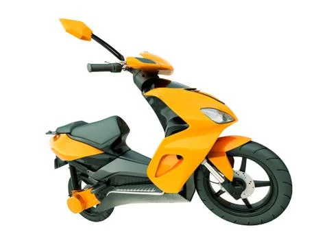 Modern scooter isolated Stock Illustration