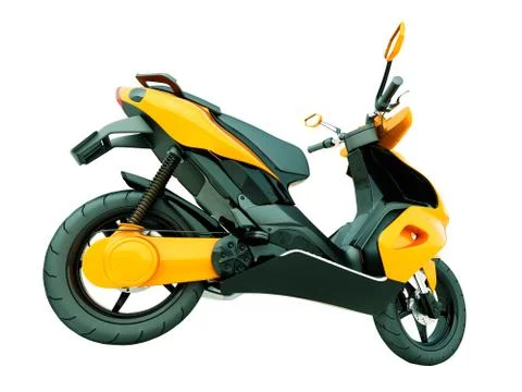 Modern scooter isolated Stock Illustration