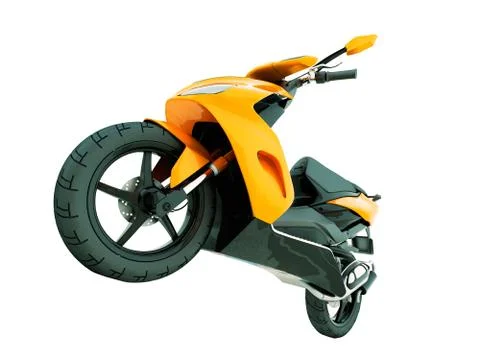 Modern scooter isolated Stock Illustration