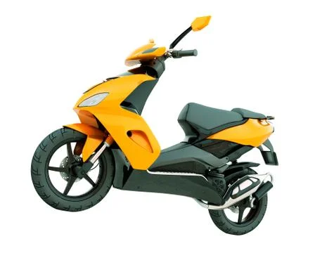 Modern scooter isolated Stock Illustration