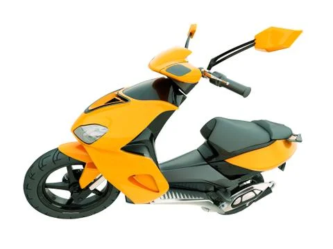 Modern scooter isolated Stock Illustration
