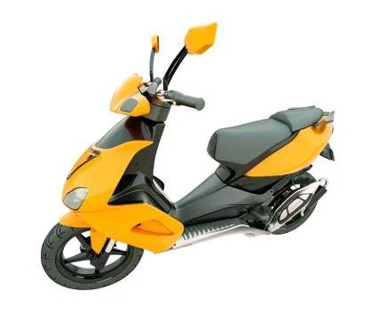 Modern scooter isolated Stock Illustration