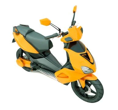 Modern scooter isolated Stock Illustration