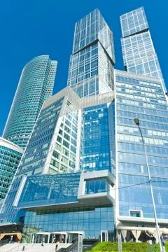 Modern scyscrapers Stock Photos