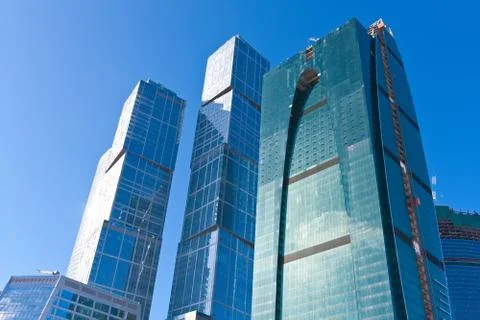 Modern scyscrapers Stock Photos
