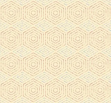 Modern Seamless Dotted Pattern Stock Illustration