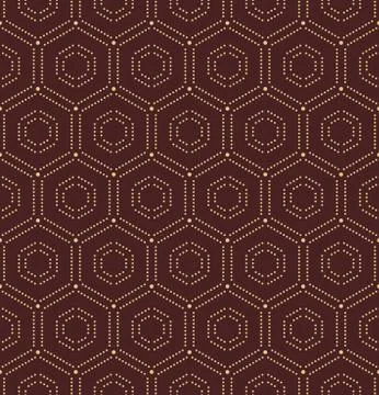 Modern Seamless Dotted Pattern Stock Illustration