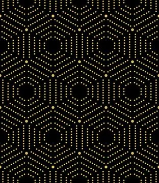 Modern Seamless Dotted Pattern Stock Illustration